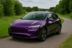 violettes E-Auto 05-25