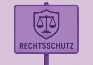 Rechtsschutz violett
