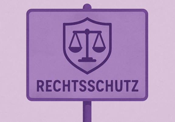 Rechtsschutz violett